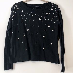 Heart Print Sweater